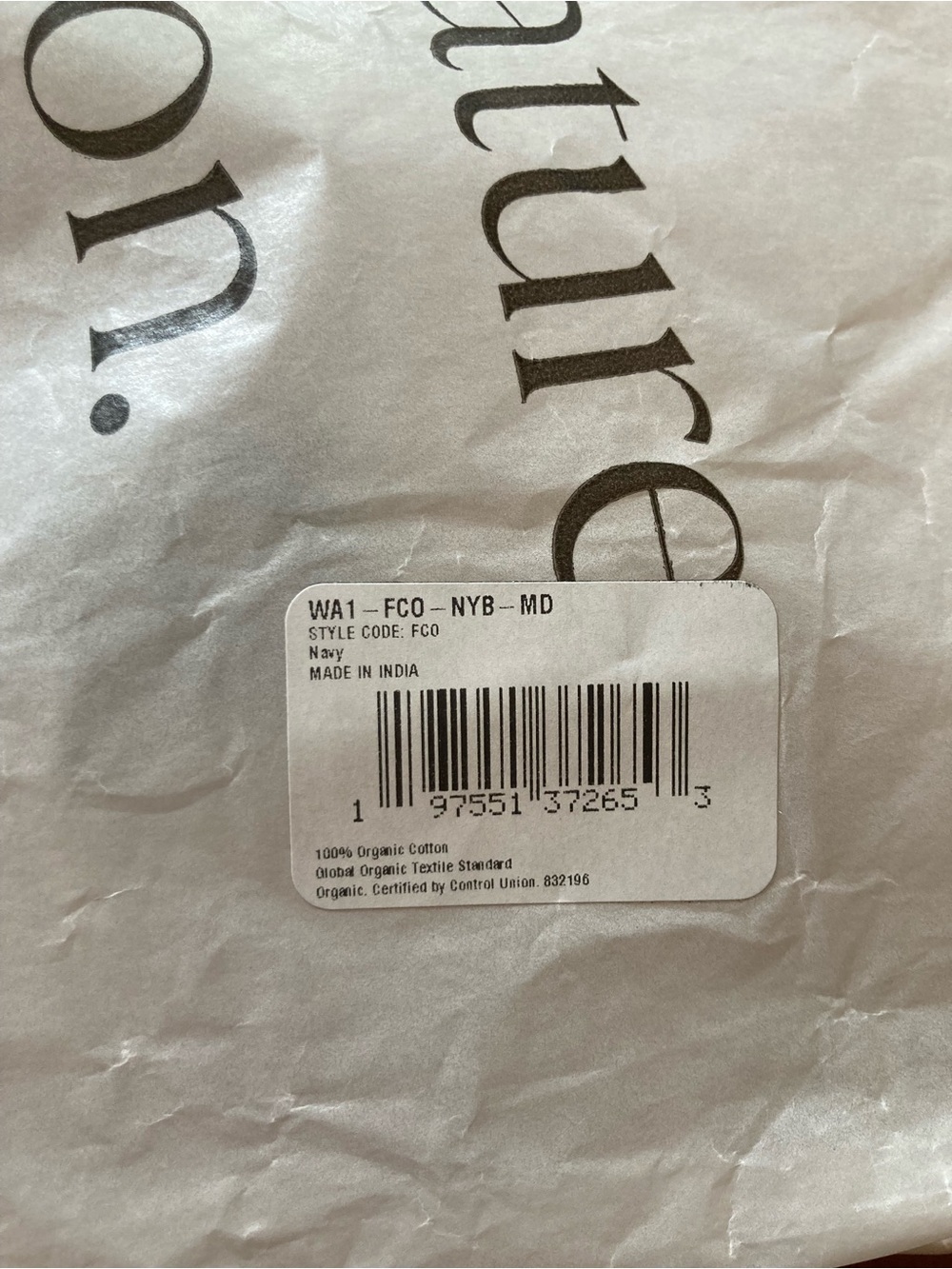Organic coastal double gauze split hem pant NEW NWOT - Picture 6 of 7